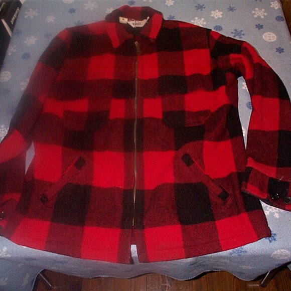 Vintage Woolrich wool hunting jacket coat